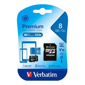 Memoria SD 8GB Verbatim
